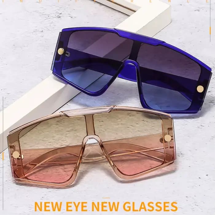 Lunettes de soleil carrées surdimensionnées pour femmes