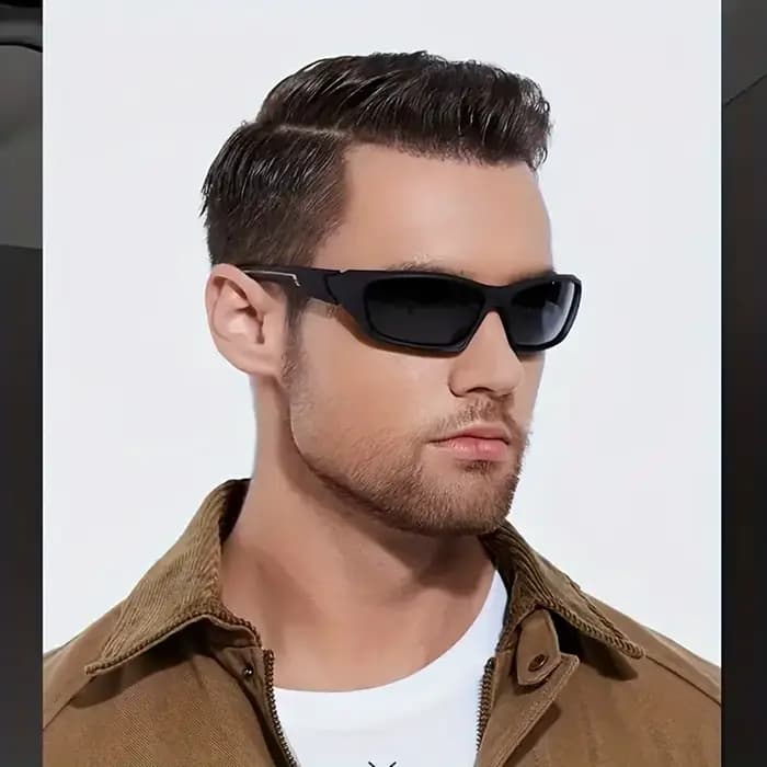 2 paires de lunettes de soleil polarisées de style fantaisie