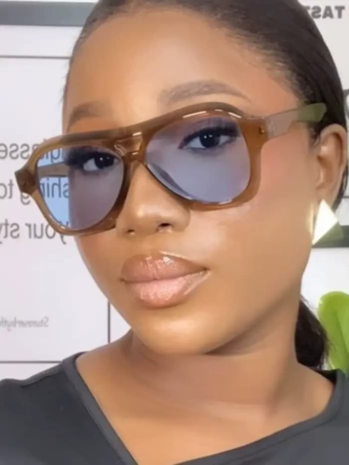 Lunettes de soleil rétro à double pont pour femmes