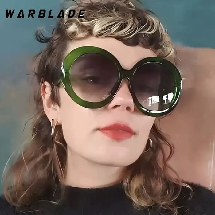 Respzed-Lunettes de soleil rondes unisexes pour femmes