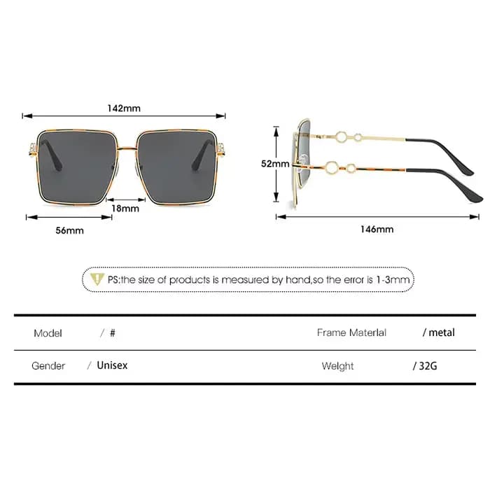 Nouvelles lunettes de mode pour femmes avec de grandes montures élégantes