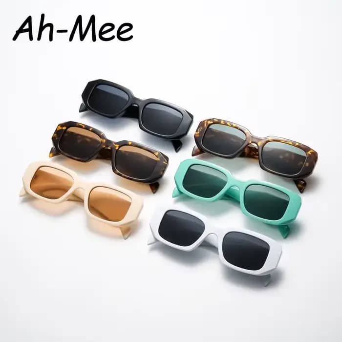 Lunettes De Soleil carrées femmes Vintage marque voyage petit Rectangle