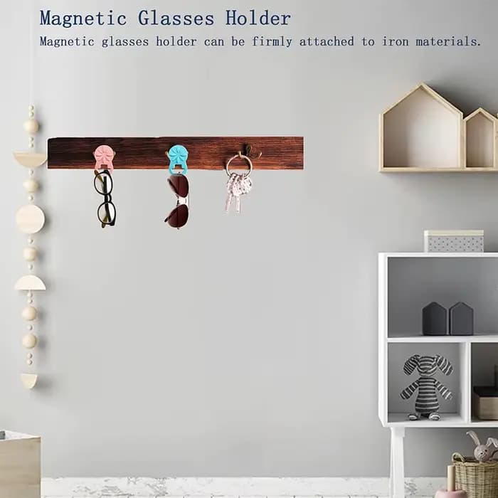 Support magnétique en silicone pour lunettes