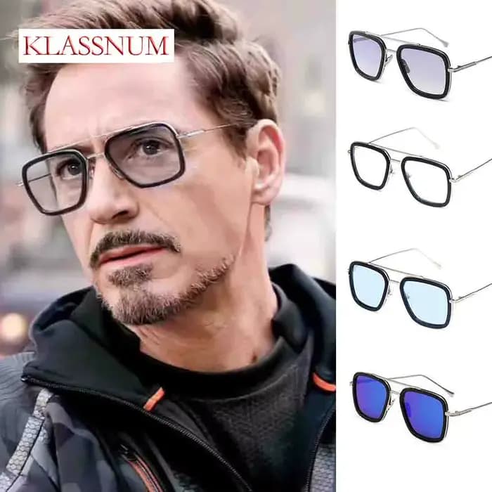 Lunettes de soleil carrées de luxe pour hommes et femmes