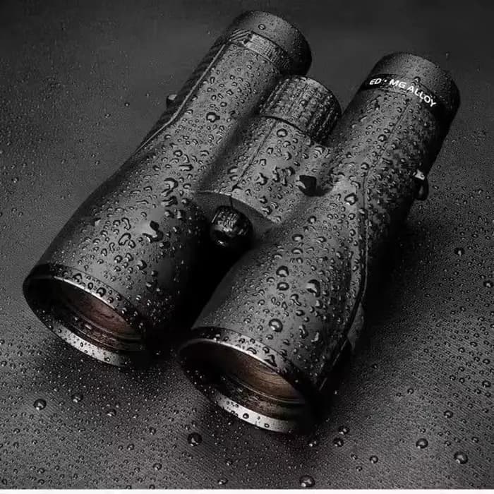 Jumelles Shuntu 42/50 mm avec lentilles ED, puissantes, étanches IPX7, revêtement SMC, prisme Bak4, optique de télescope longue portée pour la chasse et les voyages