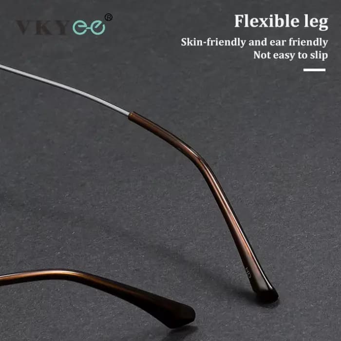 VICKY mode Vintage sarcelle pur titane lunettes hommes et femmes ordinateur bleu blocage myopie personnalisable Prescription D8060