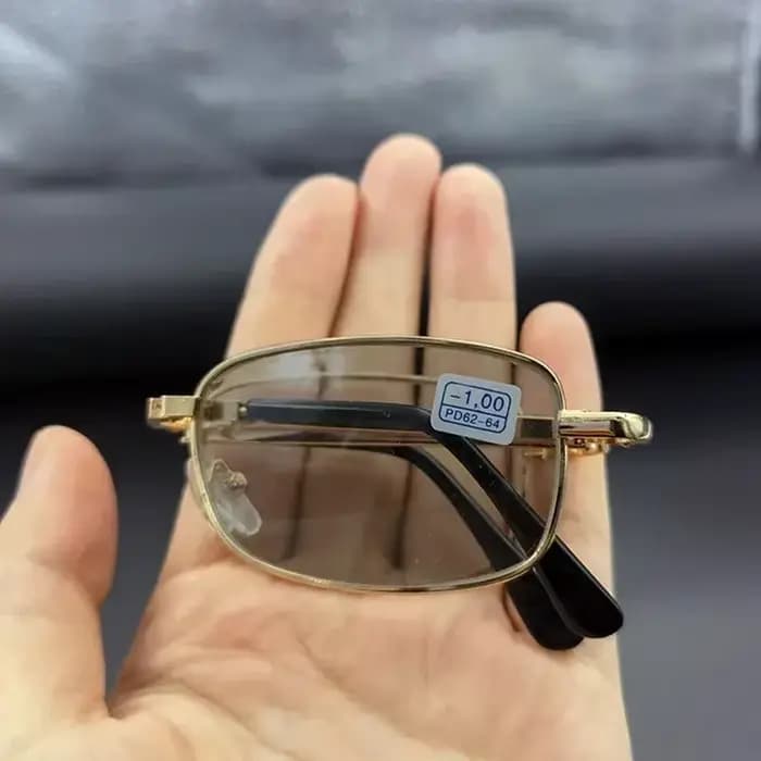 Lunettes photochromiques portables pliantes pour myopie