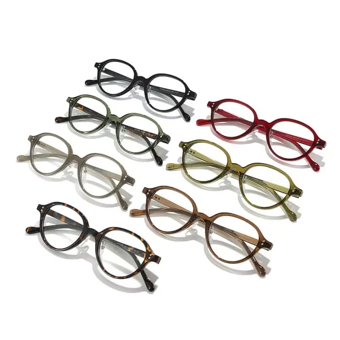 Monture de lunettes ovale en TR90 pour femmes et hommes