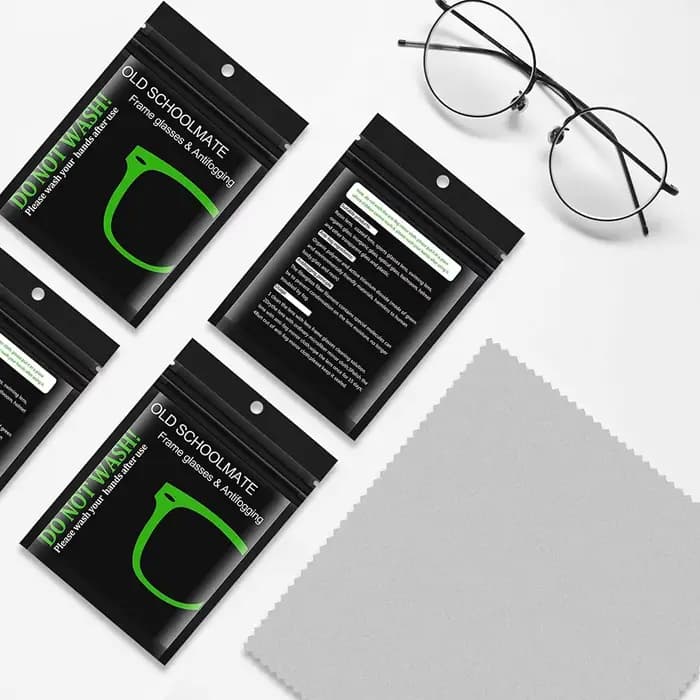 Lingettes Anti-buée réutilisables pour lunettes