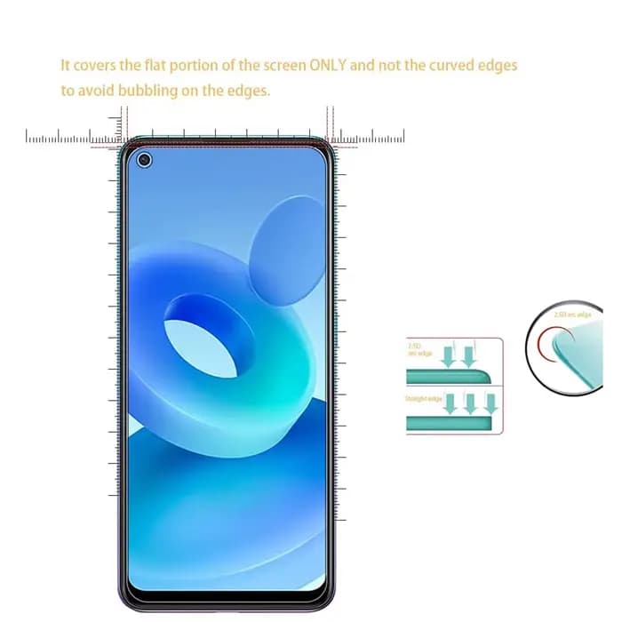 2/4 pièces de verre de protection HD pour OPPO A94 5G, film en verre trempé 9H