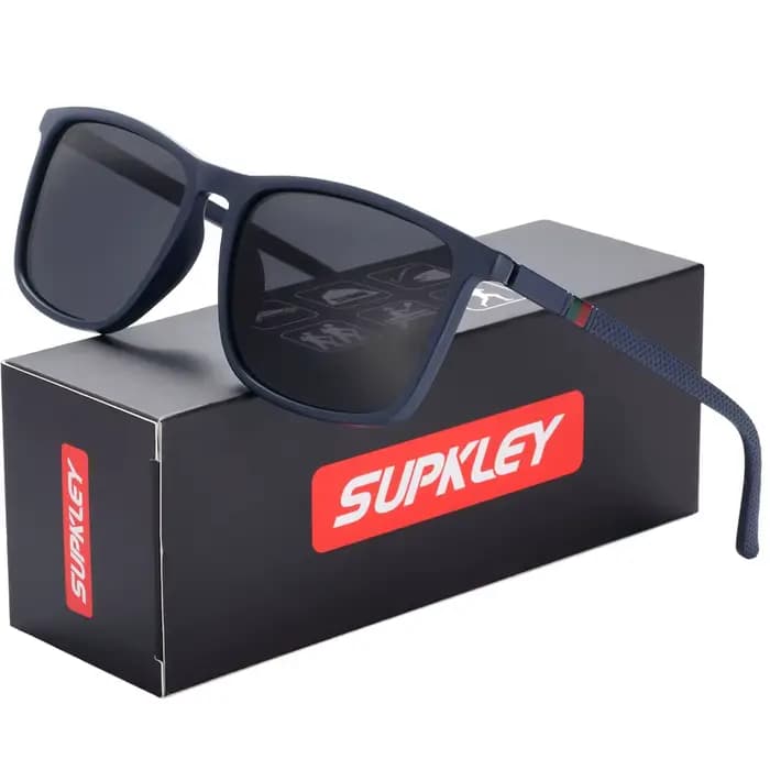 SUPKLEY Sport Lunettes De Soleil pour Hommes Polarisées Confortable Porter Carré
