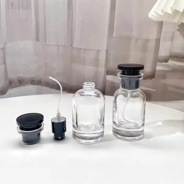 Lot de 5 flacons de parfum vaporisateurs de 30 ml en verre haut de gamme, portables pour le voyage, contenants vides