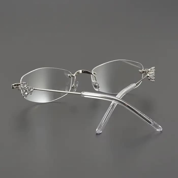 MUSKOBR – lunettes Vintage sans bords pour femmes et hommes