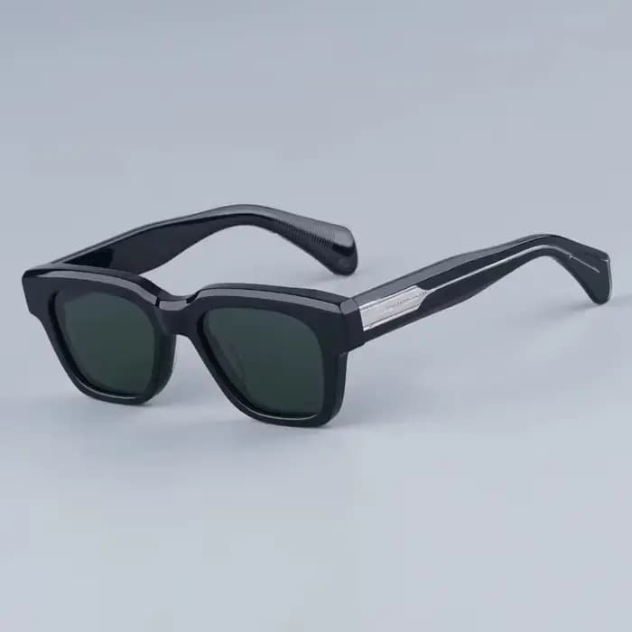 JMM Fellini Lunettes de soleil carrées faites à la main au Japon