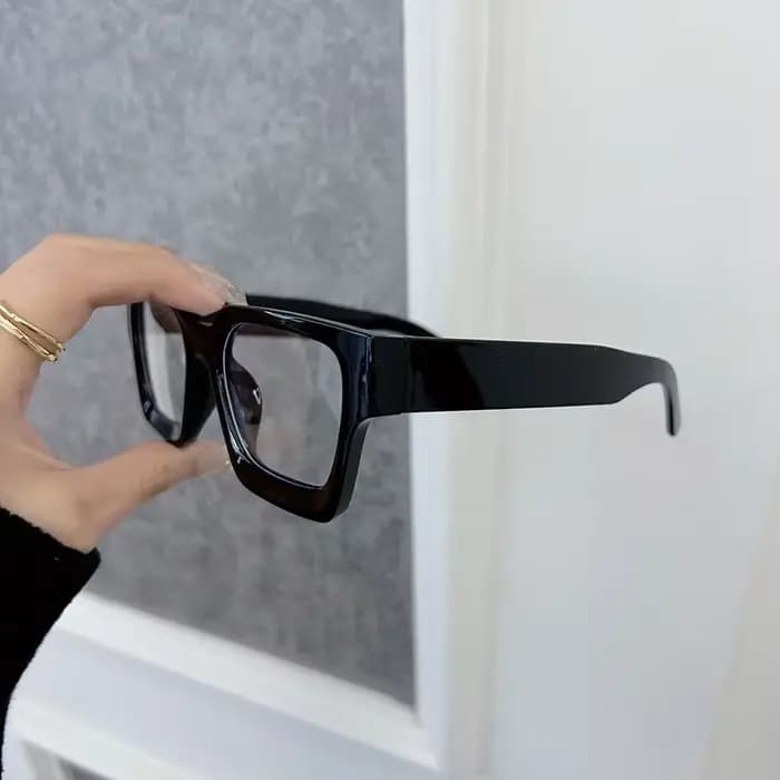 Lunettes carrées décontractées pour femmes et hommes