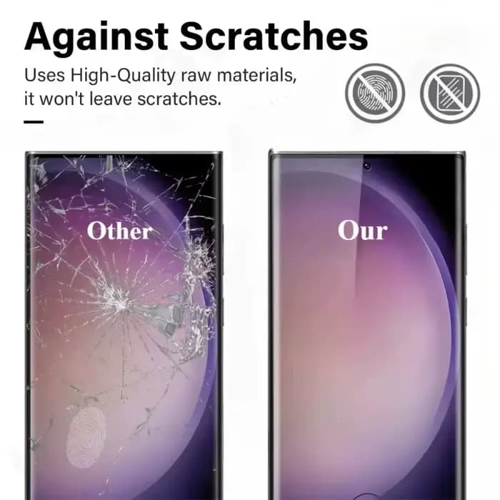 Protecteurs d'écran automatiques en verre Guatemala, installation facile, Samsung Galaxy S25 Ultra Plus S24 S23 S22 S21 Ultra Plus, 2 pièces