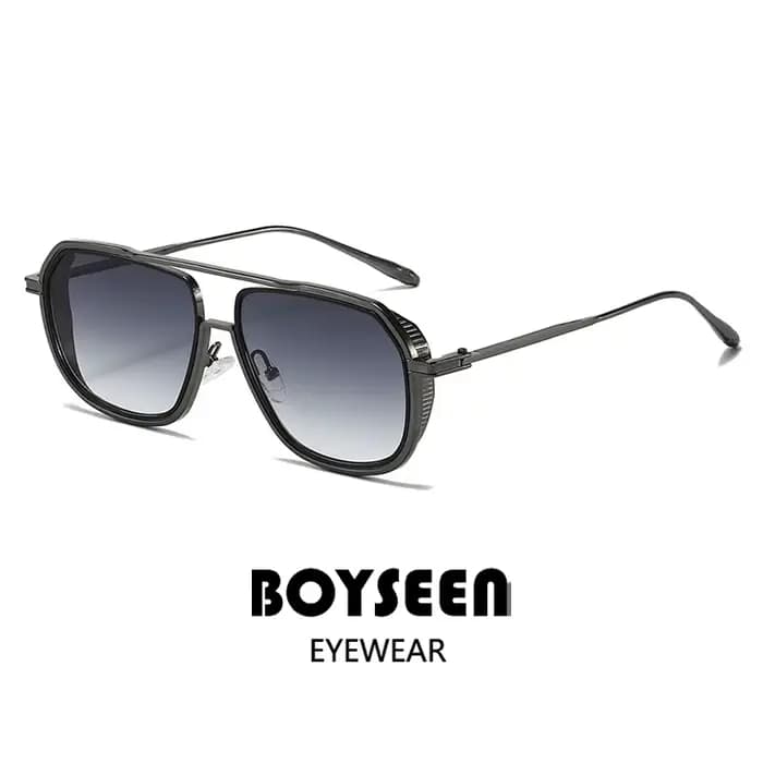 BOYSEEN belles et à la mode lunettes de soleil carrées pour femmes