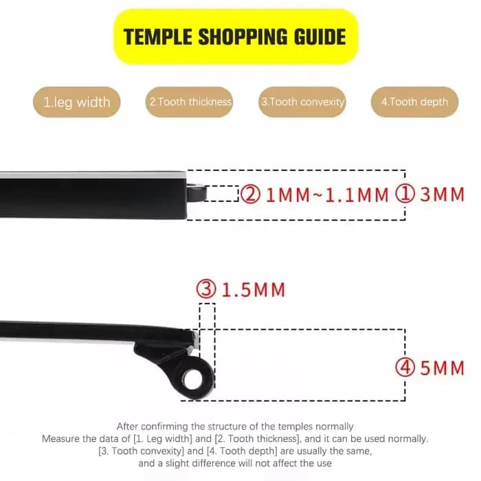 Outil de réparation universel anti-dérapant pour lunettes de soleil