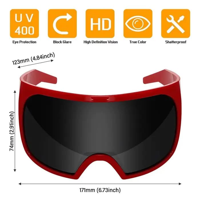 Lunettes de soleil rondes futuristes pour hommes et femmes