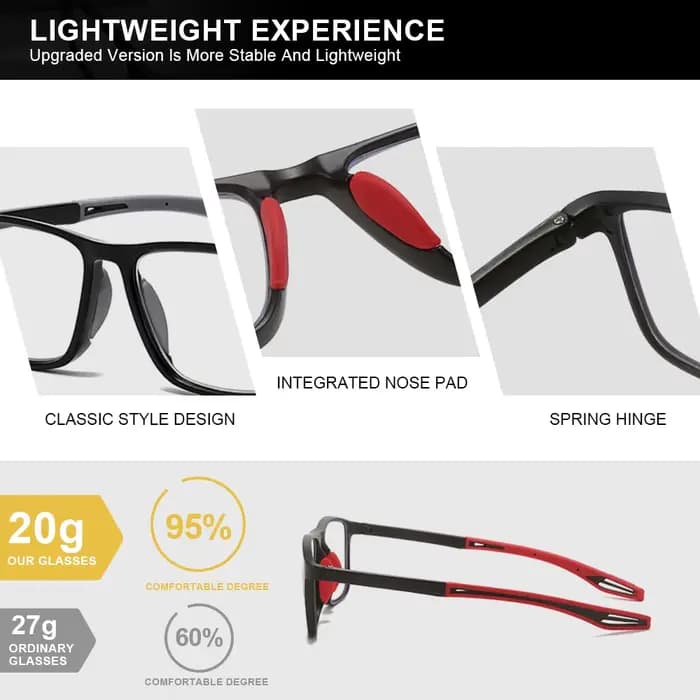 CRIXALIS mode lunettes de lecture carrées pour hommes et femmes TR90 cadre