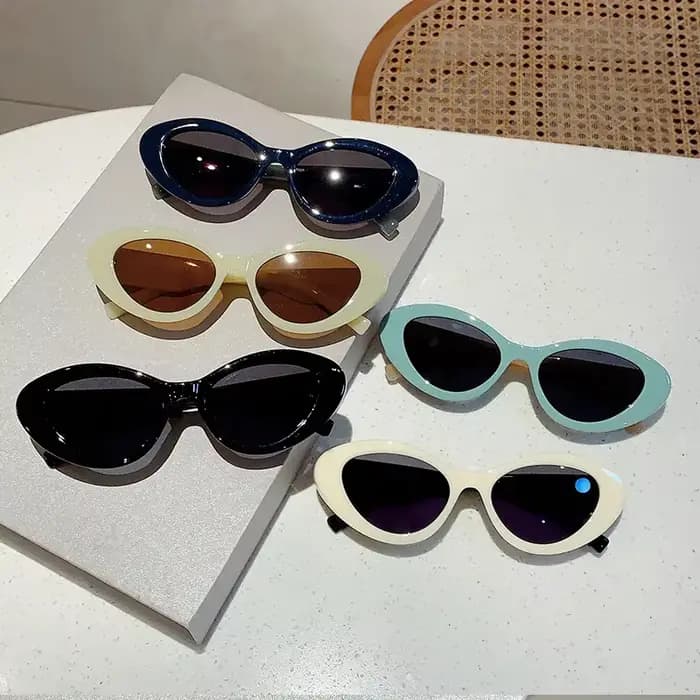 Lunettes de soleil œil de chat vintage pour hommes et femmes