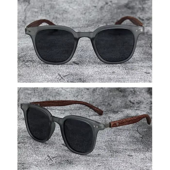 ChimRetro-Lunettes de soleil Mars en bois pour femmes et hommes