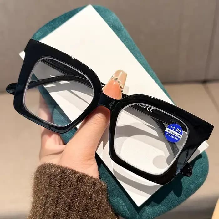 Lunettes de lecture de luxe imprimées flore pour femmes