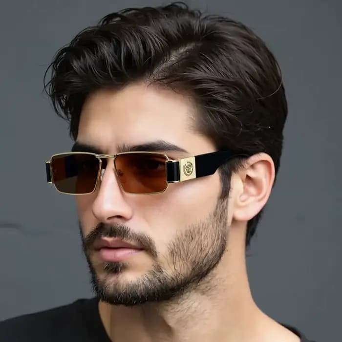 Nouvelle marque de mode lunettes de soleil de créateur de luxe hommes femmes 2026 léopard Vintage élégant nuances