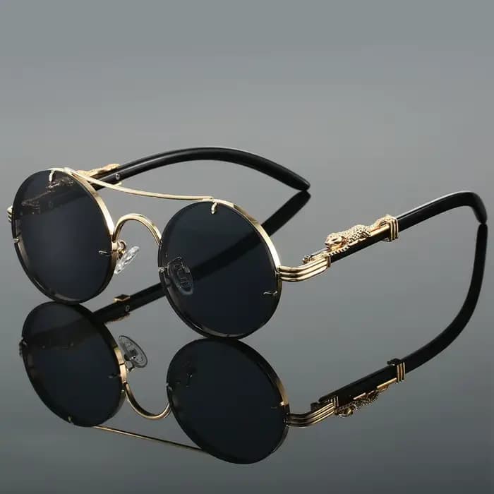 Lunettes de soleil rondes Vintage pour hommes et femmes