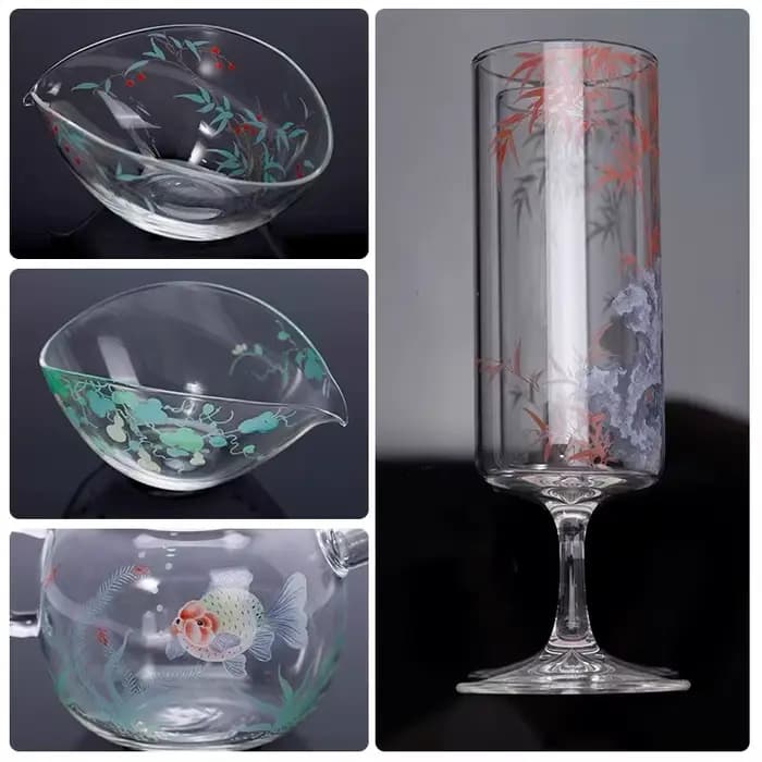 Poudre de glaçure à basse température pour four électrique, 12 couleurs, pour artisanat en verre peint à la main, peinture décorative DIY