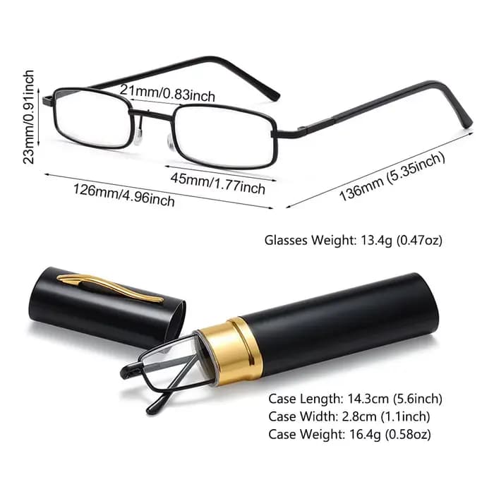 Mini lunettes d'ordinateur pliantes pour hommes et femmes