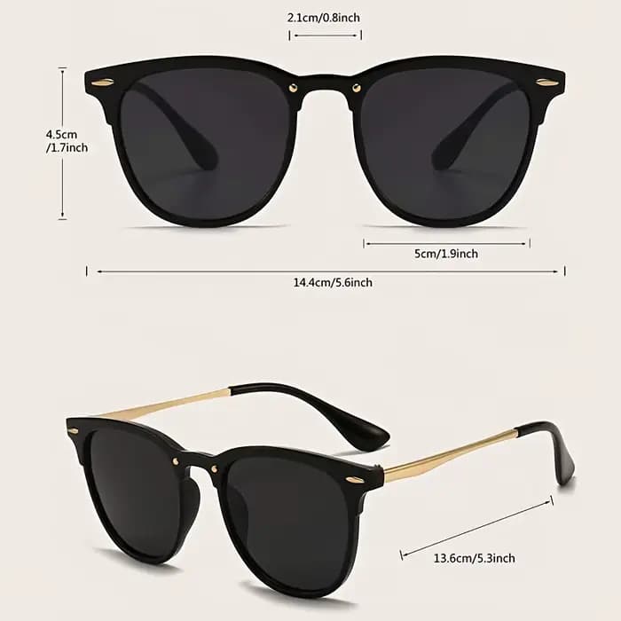 Mode oeil de chat cadre en métal lunettes de soleil femmes marque Desginer
