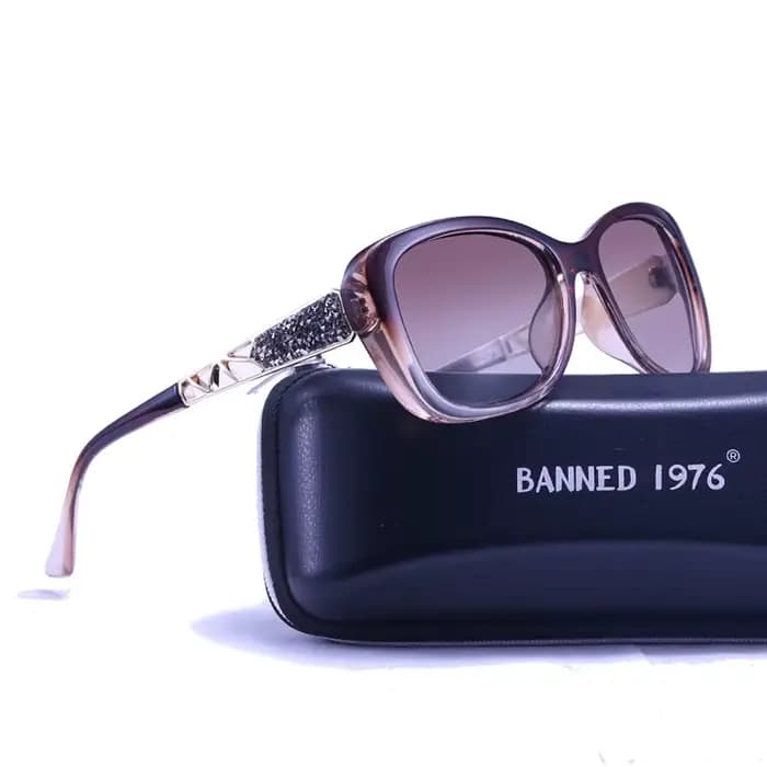 Lunettes de soleil polarisées en cristal pour femmes