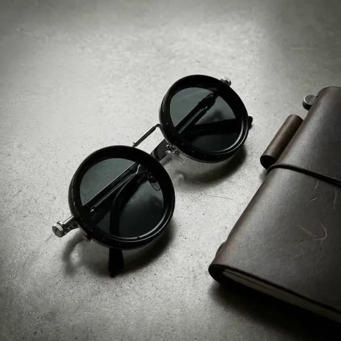 Lunettes de soleil de pêche à monture ronde