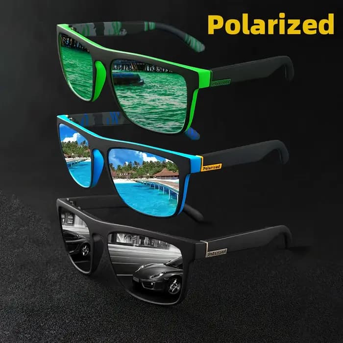 Lunettes de soleil polarisées carrées