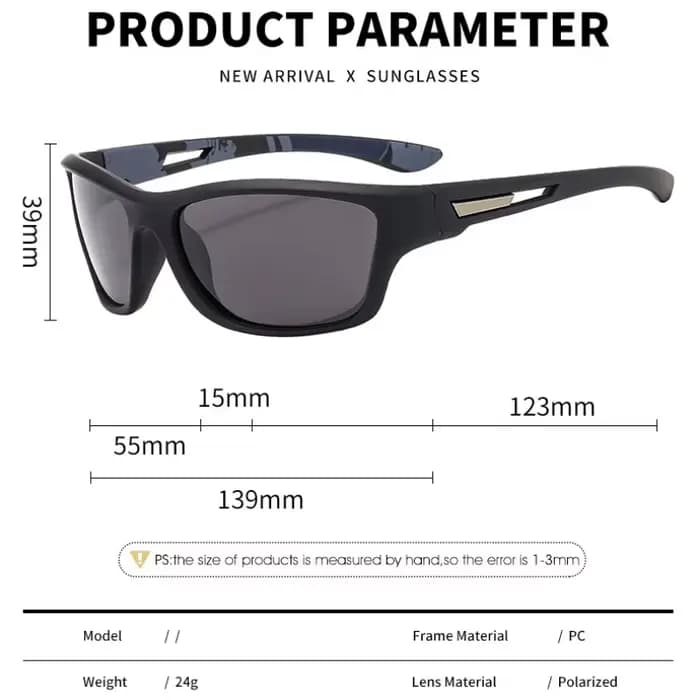 Lunettes de soleil de pêche polarisées pour hommes et femmes