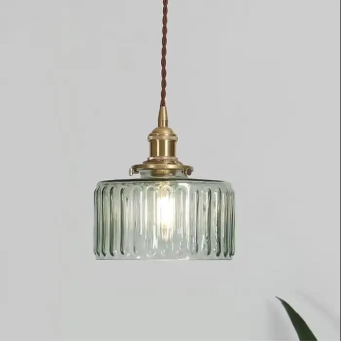 Lampe LED Suspendue en Verre au Design Nordique Moderne, Luminaire Décoratif d'Nik, Idéal pour un Restaurant, une Cuisine, une Salle à Manger, un Salon ou une Chambre à Coucher