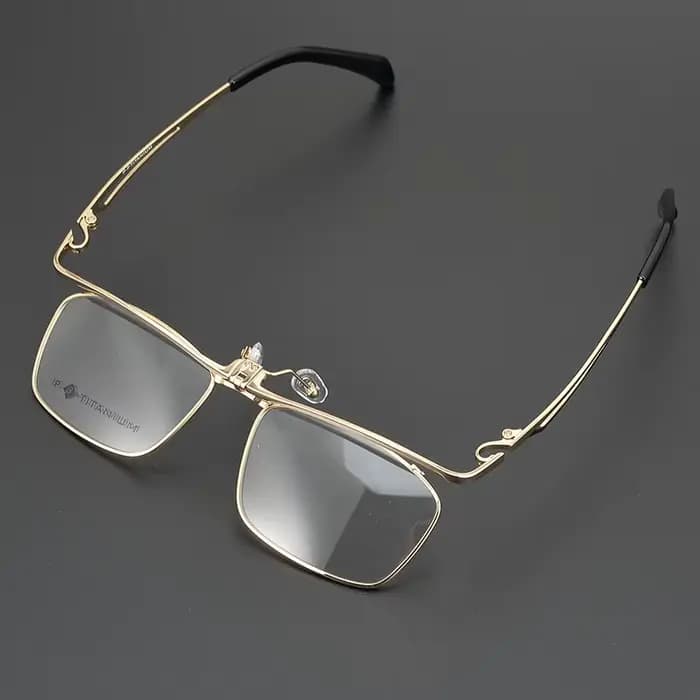 Lunettes de myopie en titane pur IP pour hommes