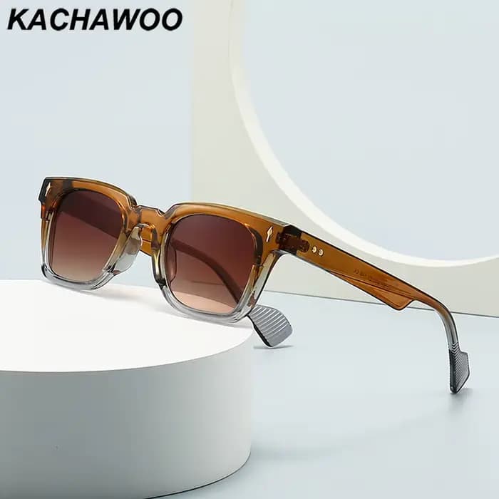 Kachawoo-Lunettes de soleil rétro pour homme et femme