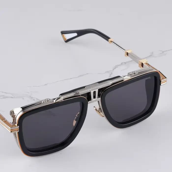Lunettes de soleil GTO Original High Street noires et or pour homme