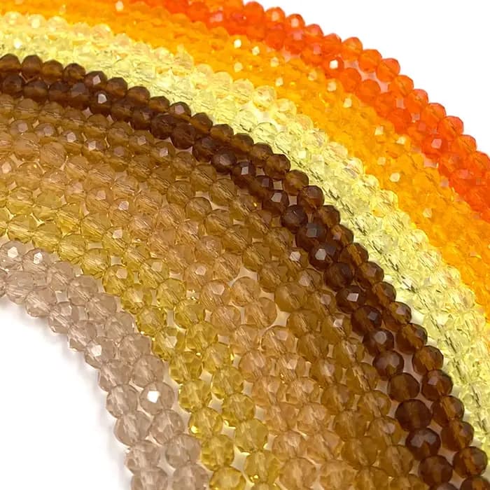Bleu vert 2 3 4 6 8mm perles de cristal pour la fabrication de bijoux accessoires Rondelle entretoise ample perles de verre à facettes Bracelets à faire soi-même