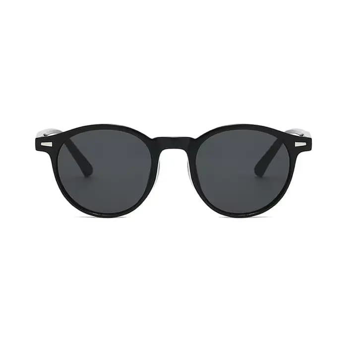 Lunettes de soleil rondes vintage punk pour femmes