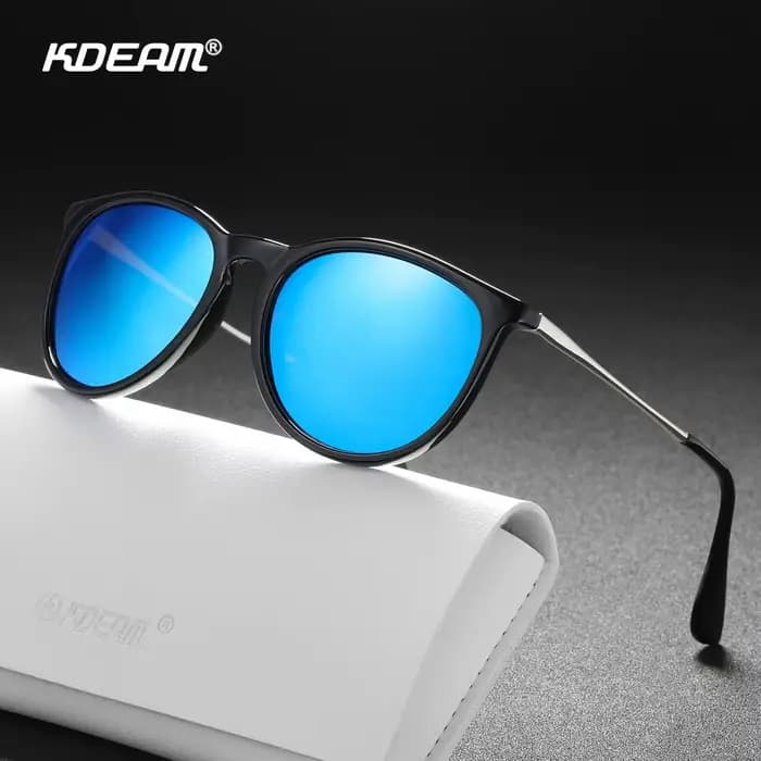 Lunettes de soleil rondes classiques pour femmes et hommes