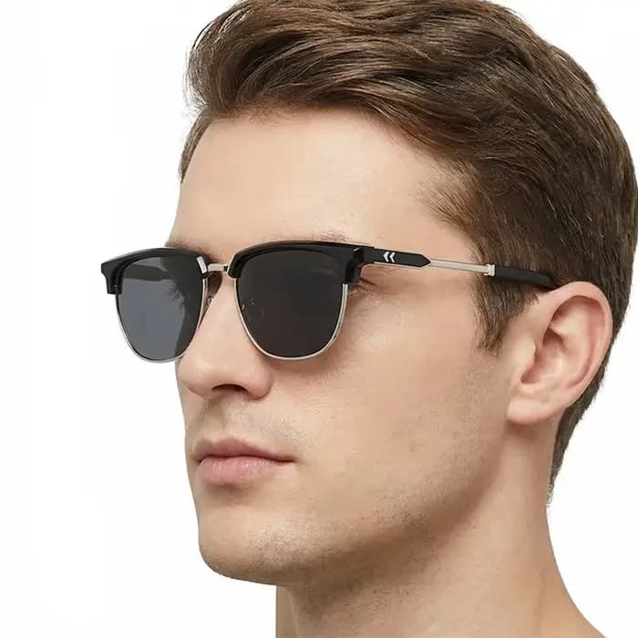 Lunettes de soleil rétro Browline pour hommes et femmes