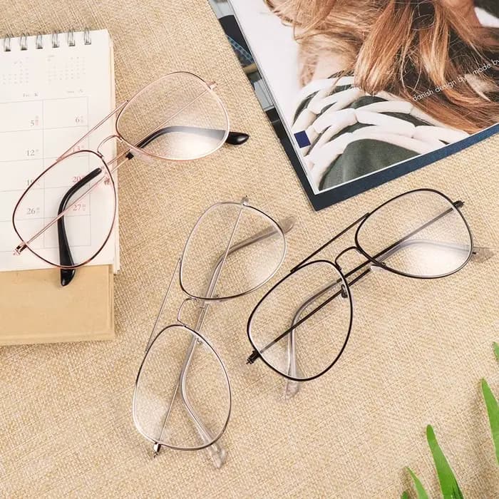 Lunettes de myopie vintage en métal pour femmes et hommes
