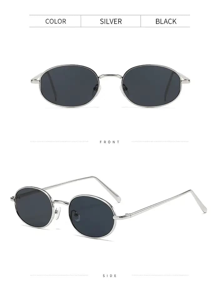Lunettes de soleil rétro unisexes à la mode