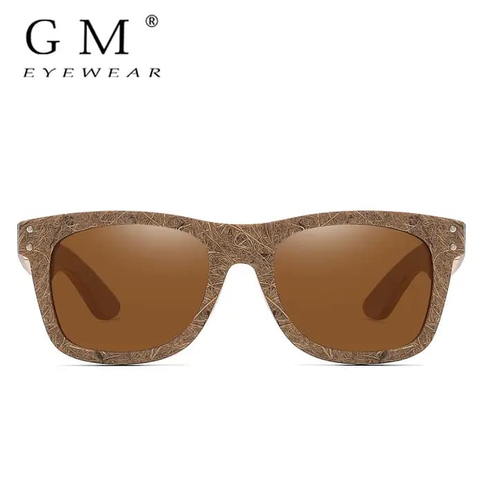 Lunettes de soleil en fibre de coco de marque GM