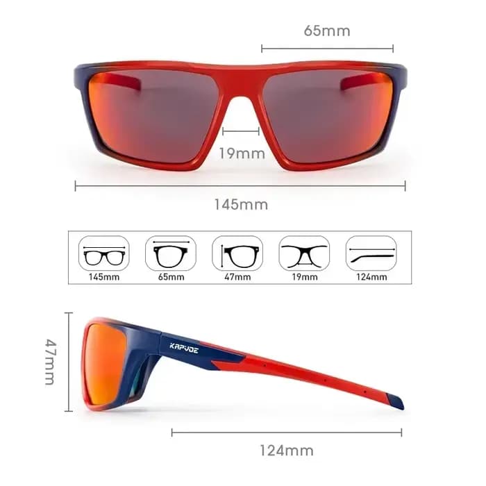 Lunettes de soleil polarisées Kapvoe pour hommes