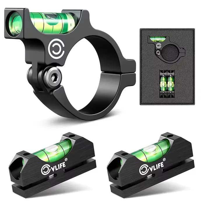 Kit de nivellement de lunette anti-inclinaison pour optiques, niveau de précision magnétique à 2 bulles pour tubes de 30 mm ou 34 mm