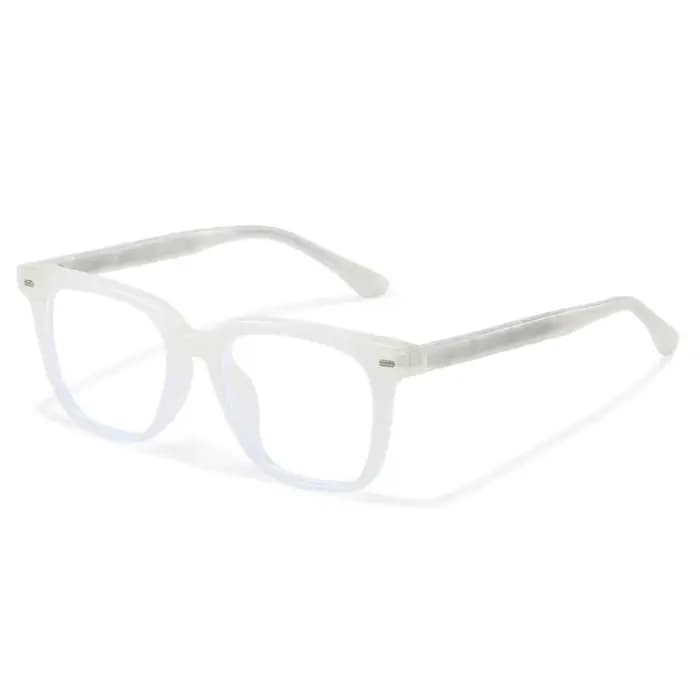 Monture de lunettes carrée pour hommes de style britannique avec verres anti-lumière bleue